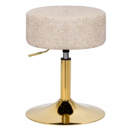 Пуф DOBRIN DANNY GOLD, бежевый твид (LEO26)