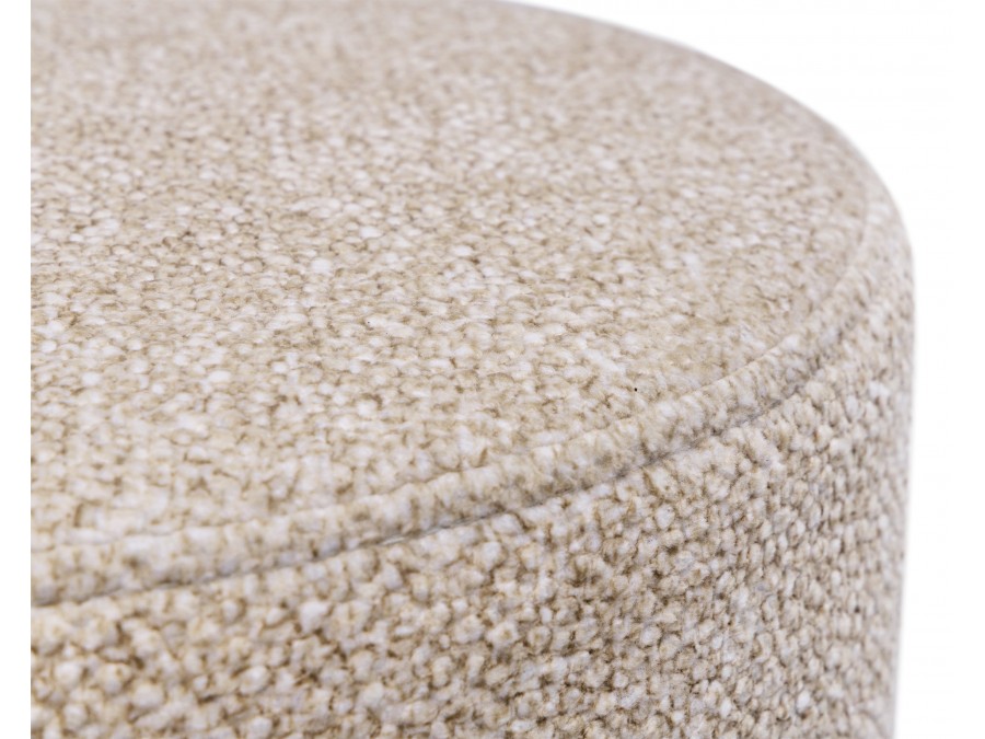 Пуф DOBRIN DANNY GOLD, бежевый твид (LEO26)