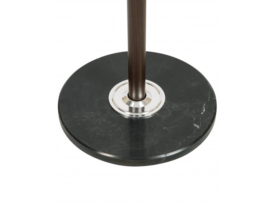 Вешалка напольная DOBRIN CLYDE, чёрный мрамор, коричневый под дерево