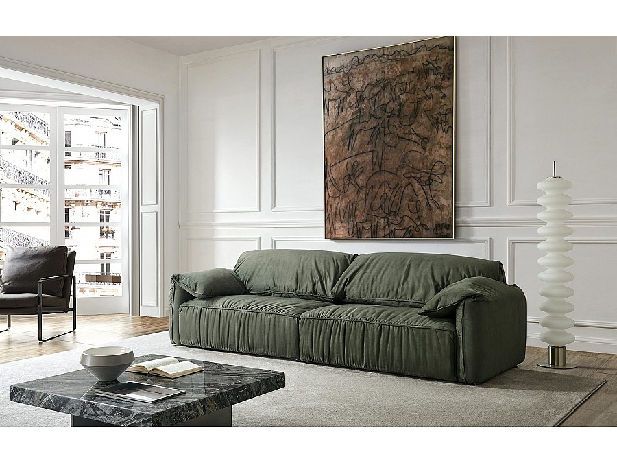 Диван CASABLANCA SF026 (4-х местный)  темно зеленый 2207-21