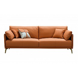 Диван CALIFORNIA NAPPA SF002 (3-х местный) коричневый 6606