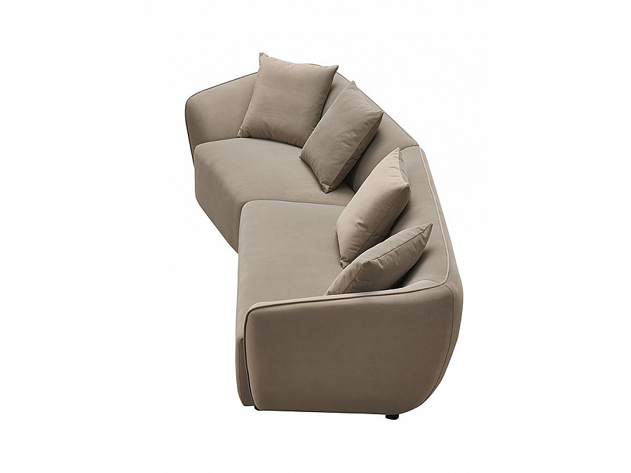 Диван ROCKS SF024 угловой бежевый 5100-5 угол правый