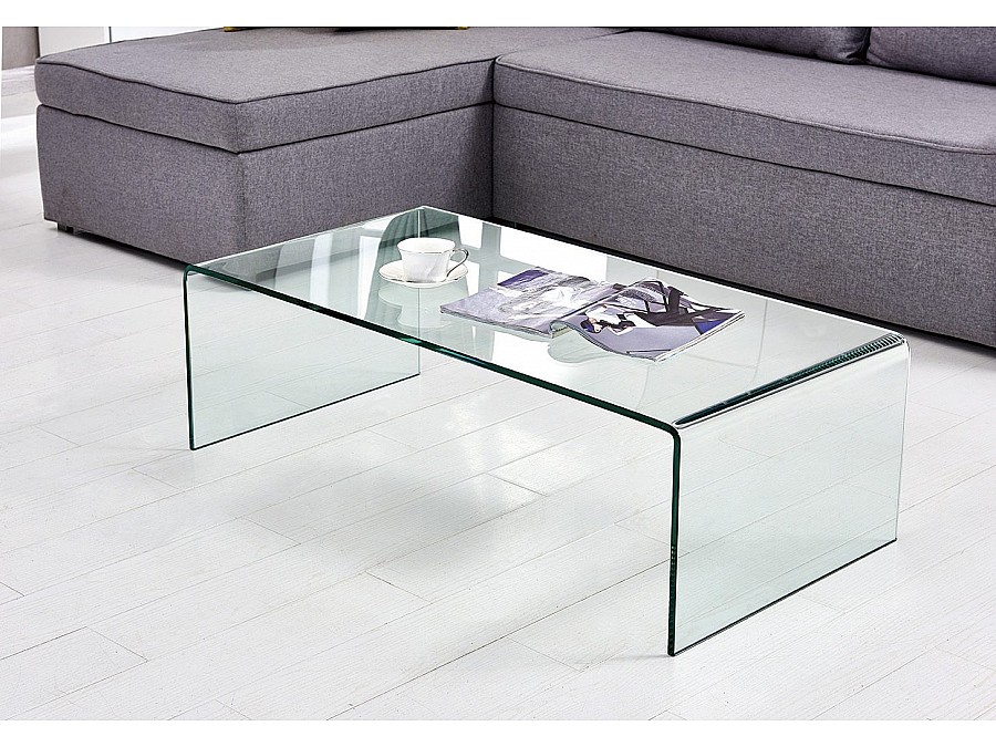 Стол журнальный F-006K прозрачный