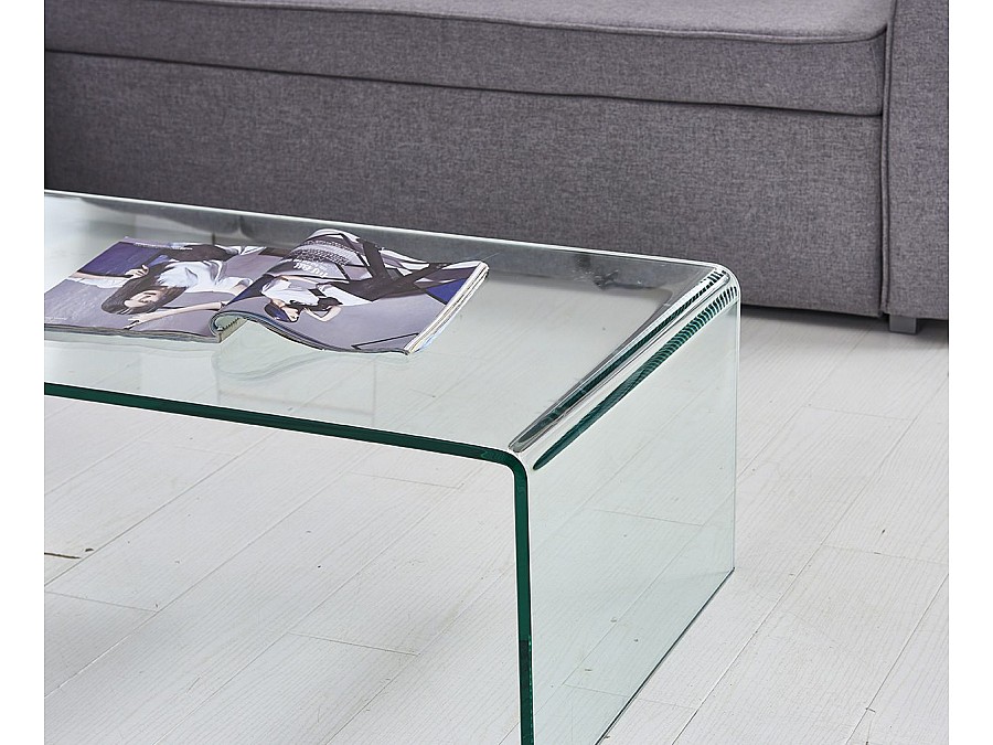 Стол журнальный F-006K прозрачный