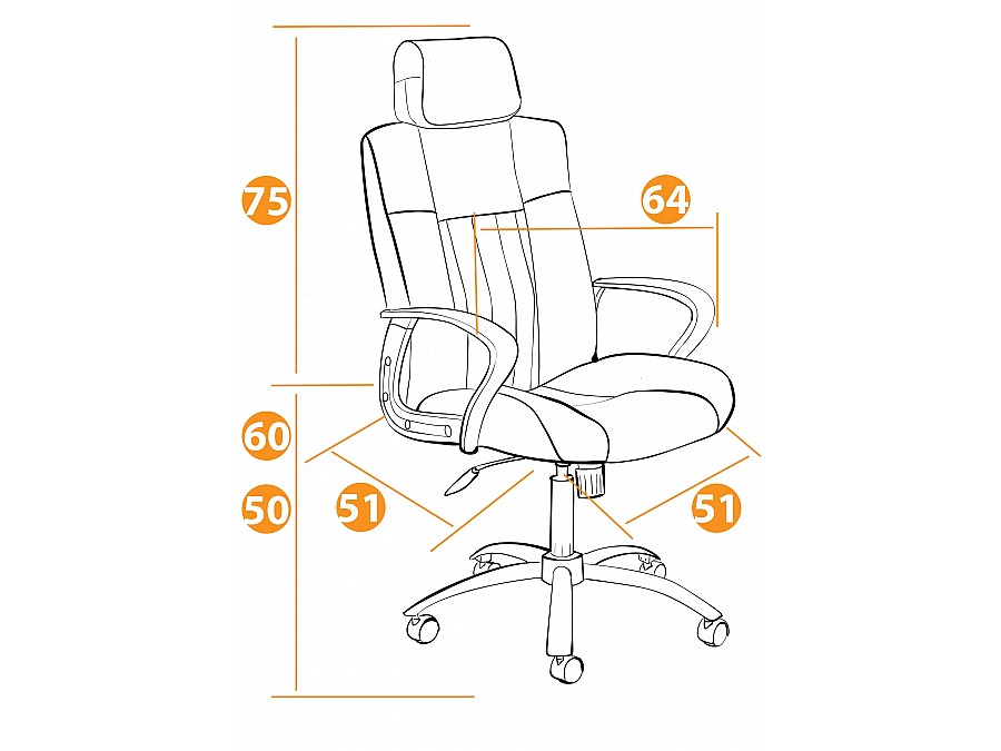 Кресло OXFORD хром