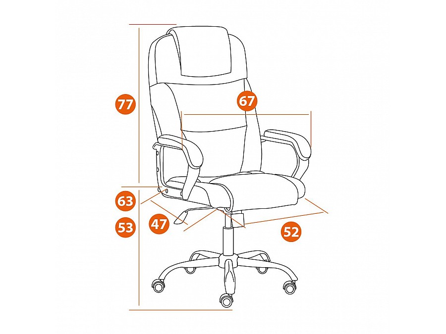 Кресло BERGAMO хром (22)