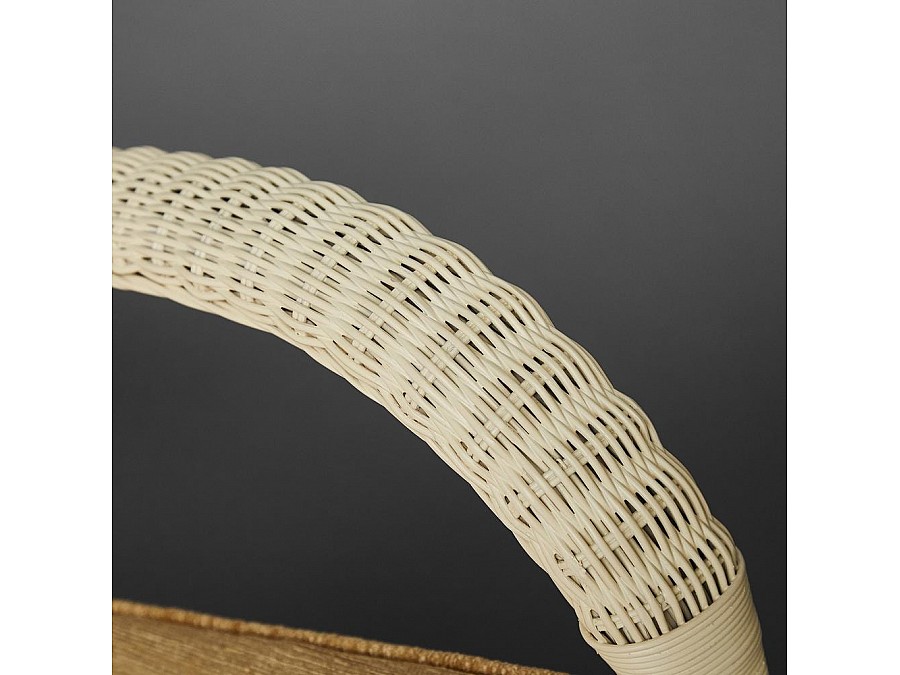 Комплект террасный ANDREA (стол кофейный со стеклом + 2 кресла + подушки)