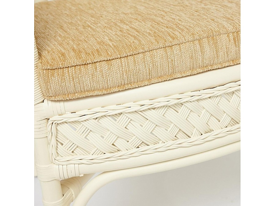 Комплект террасный ANDREA (стол кофейный со стеклом + 2 кресла + подушки)