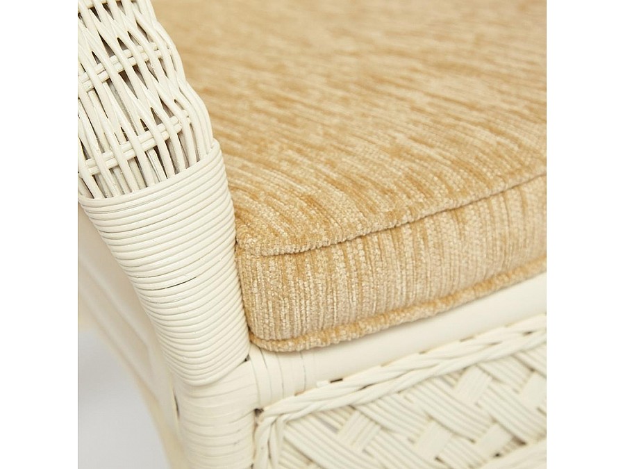 Комплект террасный ANDREA (стол кофейный со стеклом + 2 кресла + подушки)