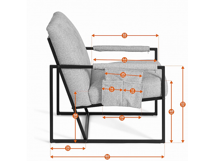 Кресло Charli LUX/Чарли Люкс