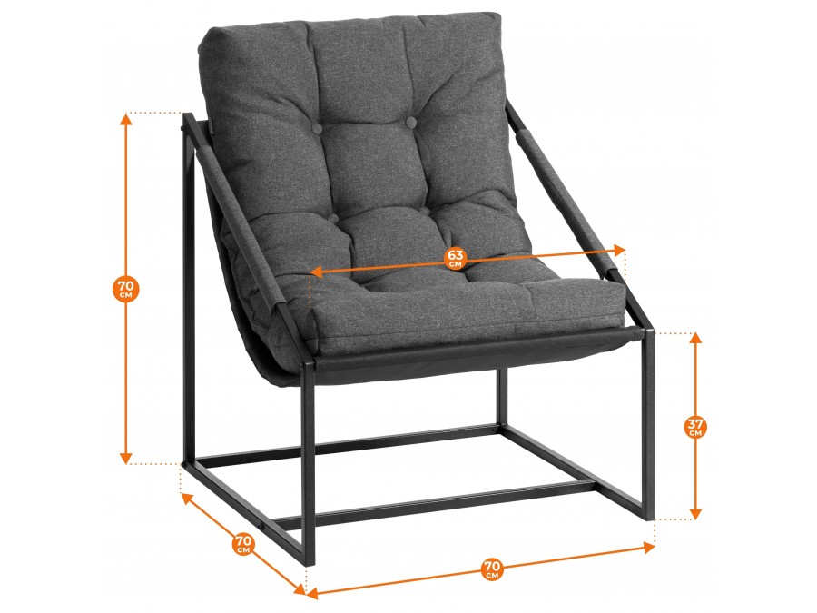 Кресло Charli / Чарли без подлокотника