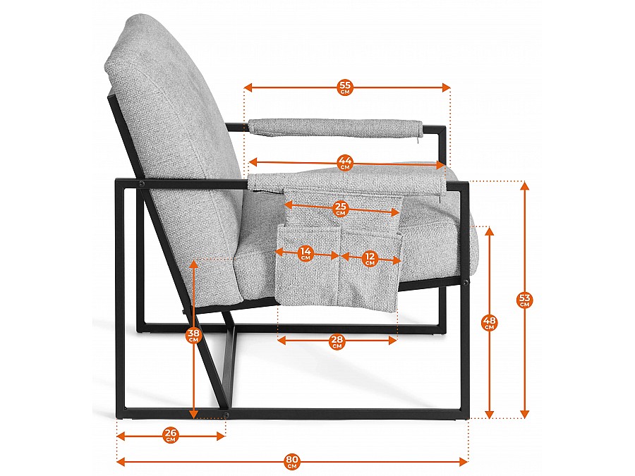 Кресло Charli LUX/Чарли Люкс