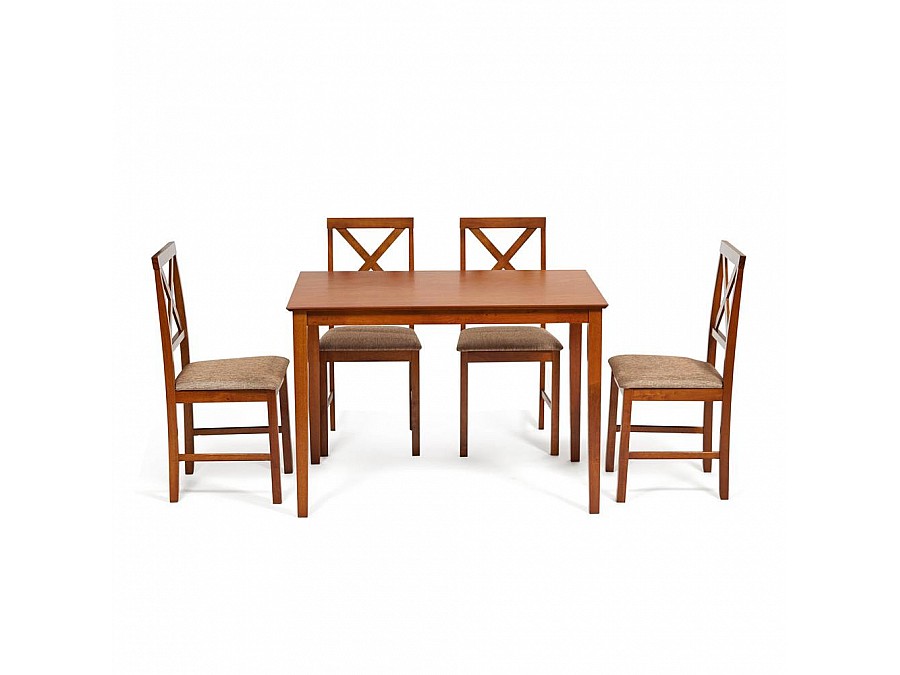Обеденный комплект Хадсон (стол + 4 стула)/ Hudson Dining Set