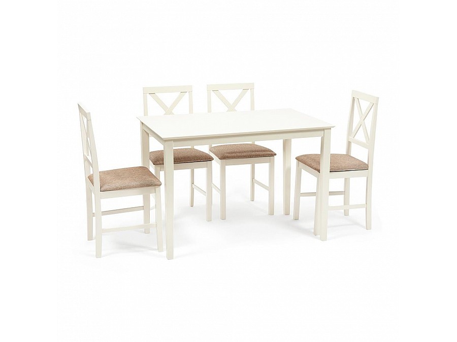 Обеденный комплект Хадсон (стол + 4 стула)/ Hudson Dining Set