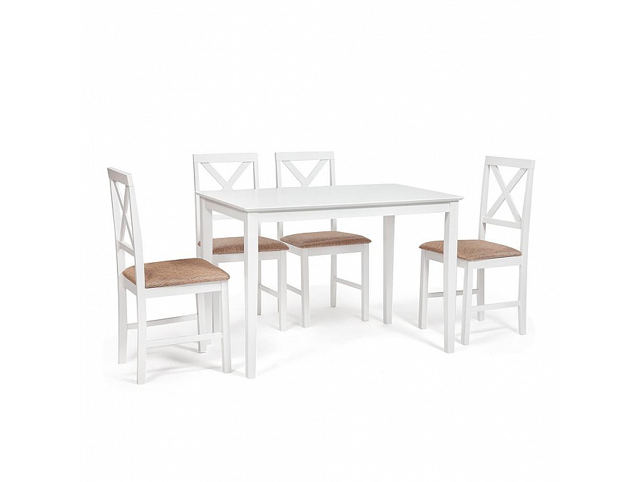 Обеденный комплект Хадсон (стол + 4 стула)/ Hudson Dining Set