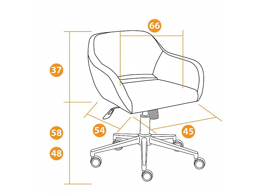 Кресло MODENA хром
