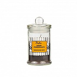 Ароматическая свеча JASMINE POMEGRANATE в стекле, Д60 Ш60 В110