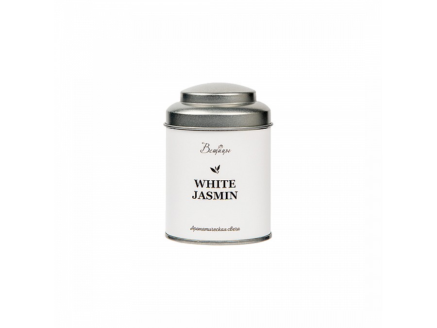 Ароматическая свеча WHITE JASMINE, Д60 Ш60 В90