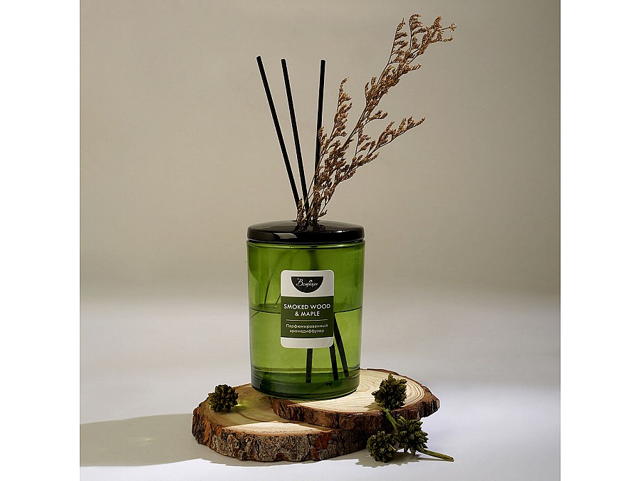 Парфюмированный аромадиффузор SMOKED WOOD & MAPLE 100 мл., Д80 Ш80 В295