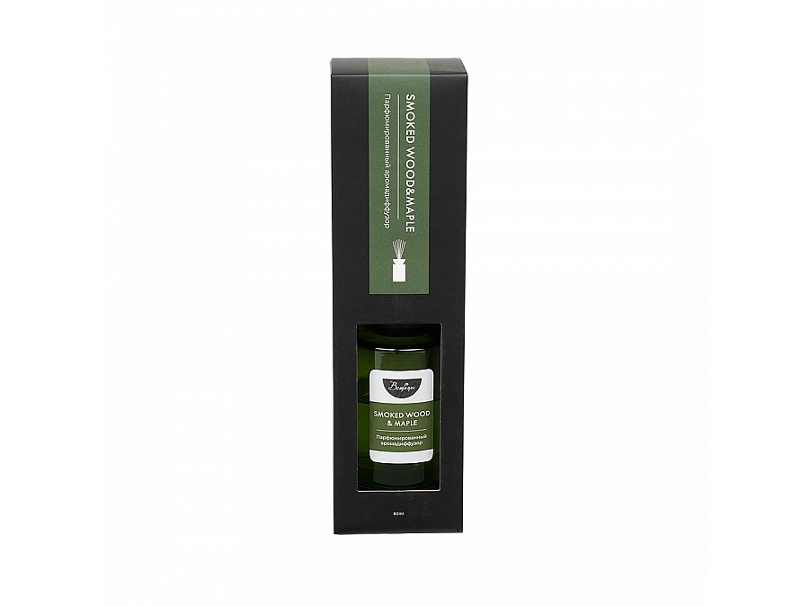 Парфюмированный аромадиффузор SMOKED WOOD & MAPLE 80 мл., Д60 Ш60 В240