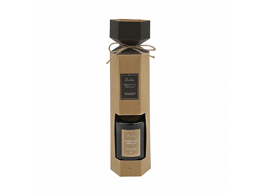 Парфюмированный аромадиффузор TOBACCO & VANILLA, 80 мл., Д60 Ш60 В280 YJC-1