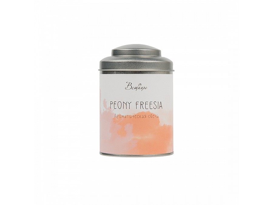 Ароматическая свеча PEONY FREESIA, Д75 Ш75 В110