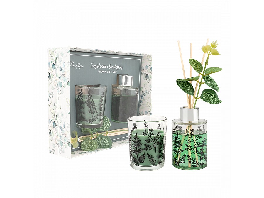 Арома сет FRESH LEMON & EUCALYPTUS, Д198 Ш168 В58