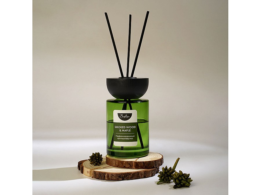 Парфюмированный аромадиффузор SMOKED WOOD & MAPLE 80 мл., Д60 Ш60 В240