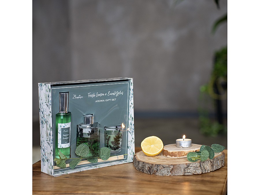 Арома сет FRESH LEMON & EUCALYPTUS, Д235 Ш215 В63