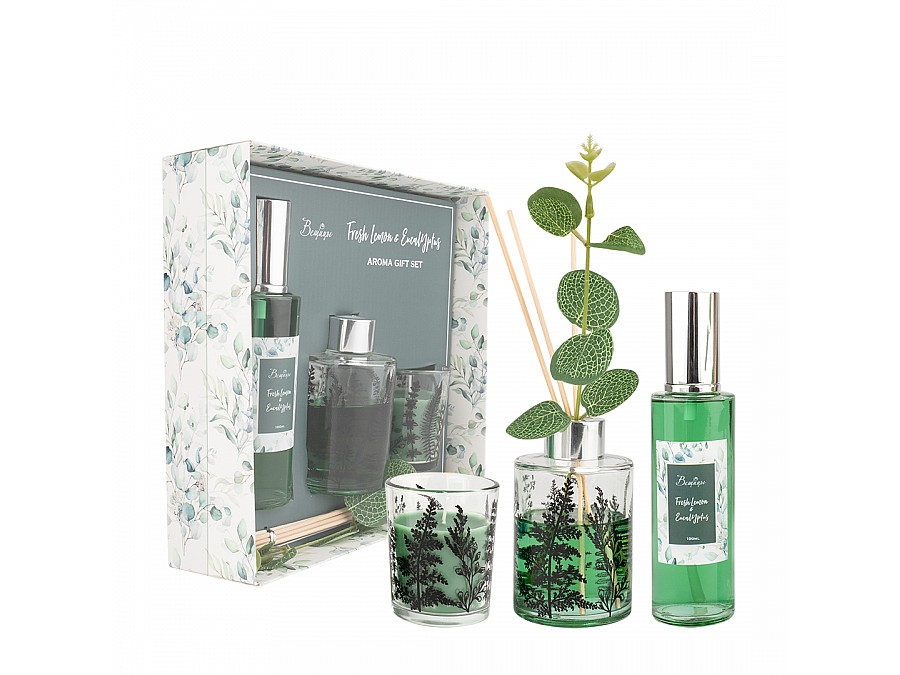 Арома сет FRESH LEMON & EUCALYPTUS, Д235 Ш215 В63