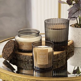 Ароматическая свеча TOBACCO & VANILLA в стекле, Д70 Ш70 В78