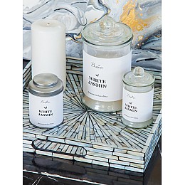 Ароматическая свеча WHITE JASMINE, Д60 Ш60 В110