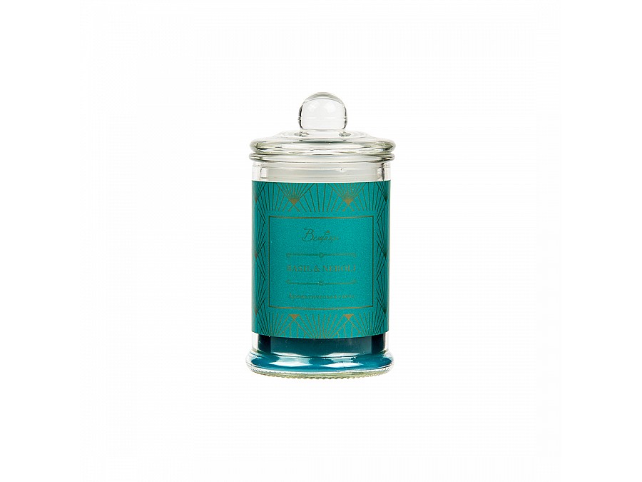 Ароматическая свеча BASIL & NEROLI в стекле, Д60 Ш60 В110