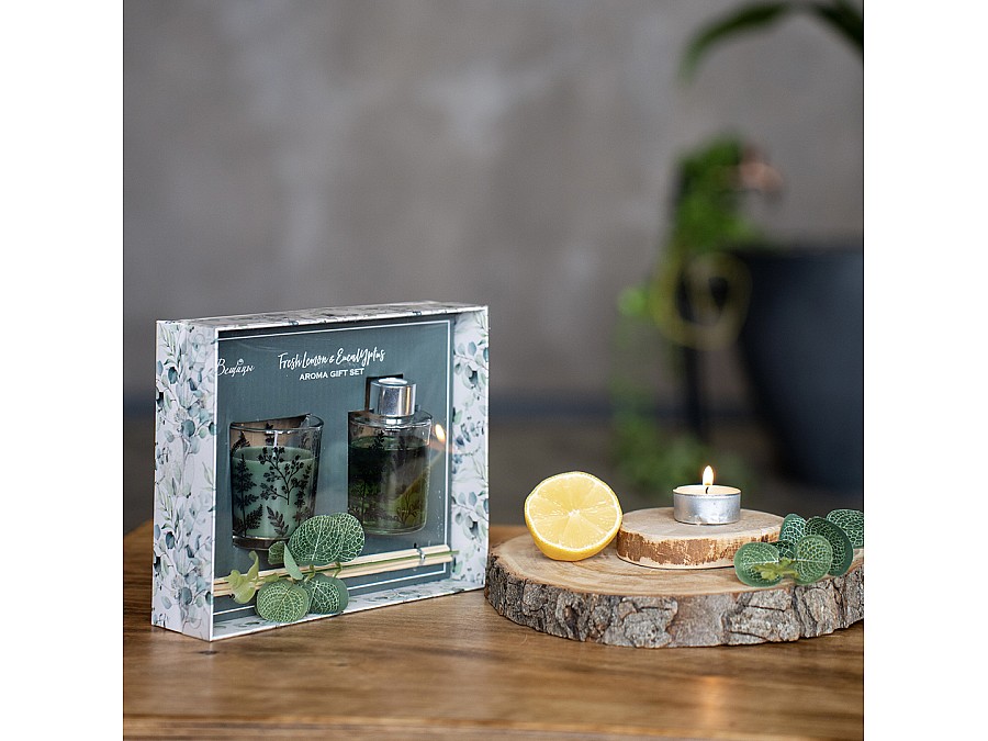 Арома сет FRESH LEMON & EUCALYPTUS, Д198 Ш168 В58