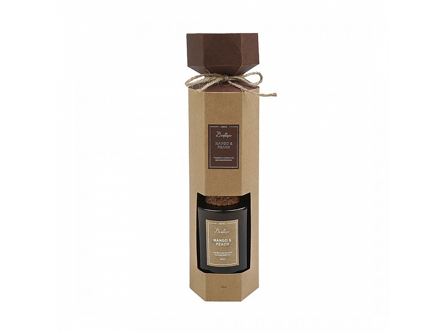 Парфюмированный аромадиффузор MANGO & PEACH, 80 мл., Д60 Ш60 В280