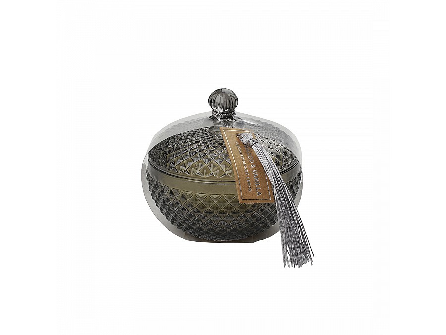 Ароматическая свеча TOBACCO & VANILLA в стекле, Д90 Ш90 В80