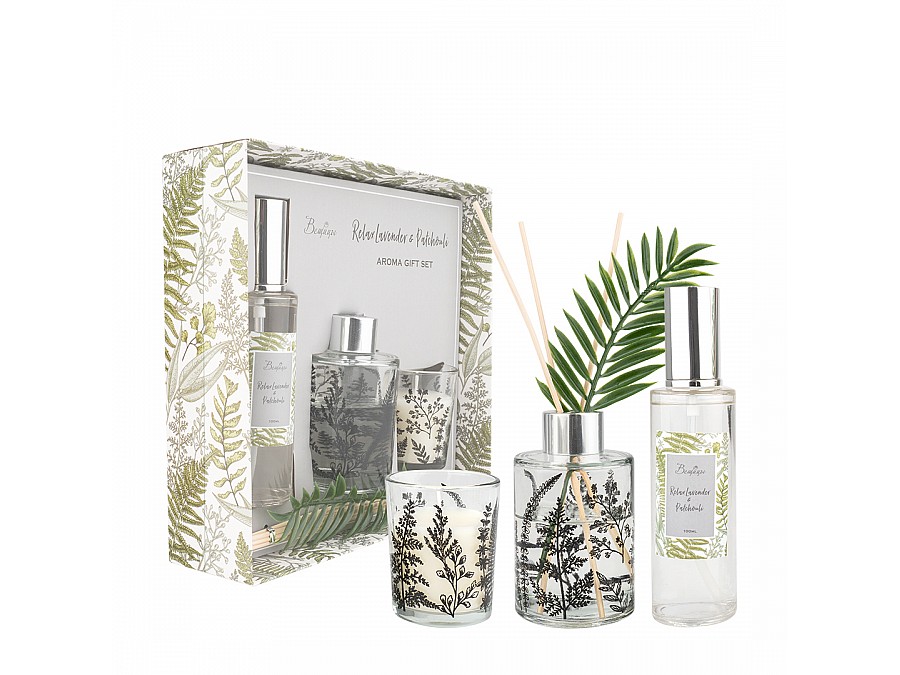 Арома сет RELAX LAVENDER & PATCHOULI, Д235 Ш215 В63