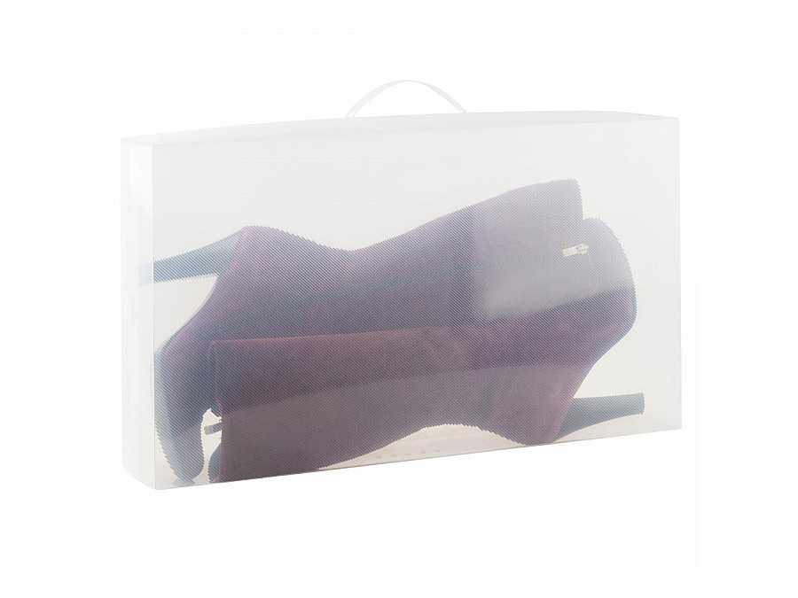 Короб для обуви, Д520 Ш115 В300, прозрачный