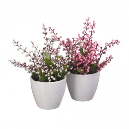 Ландыш в кашпо, Д80 Ш80 В170, в ассортименте