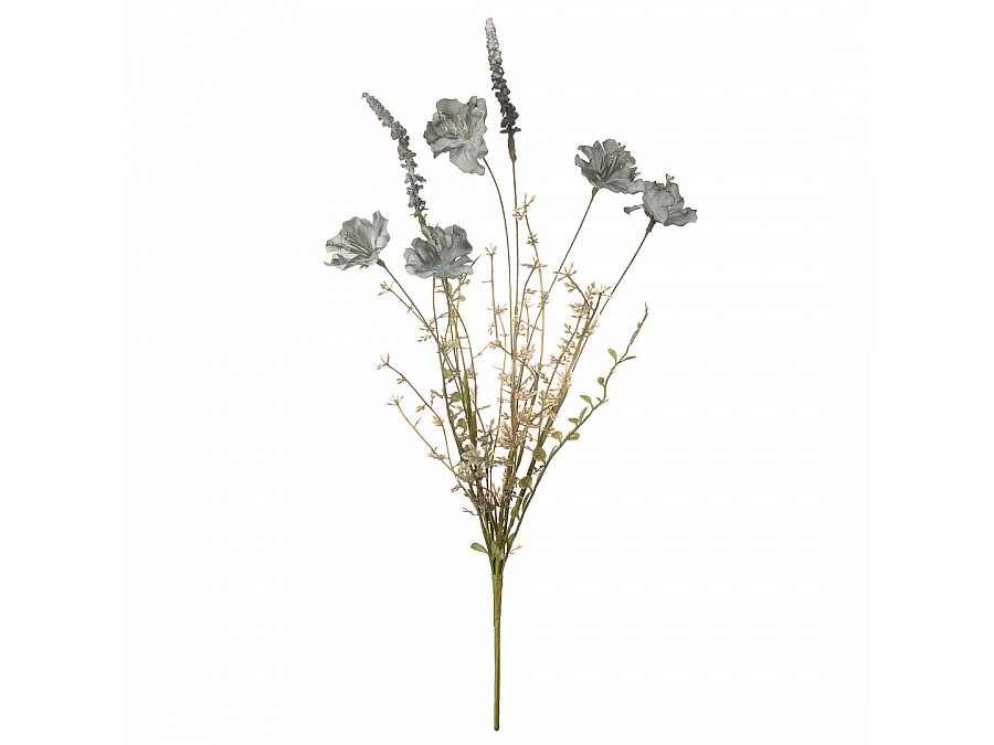 Искусственный цветок Ромашка ночная, В500, темно-голубой