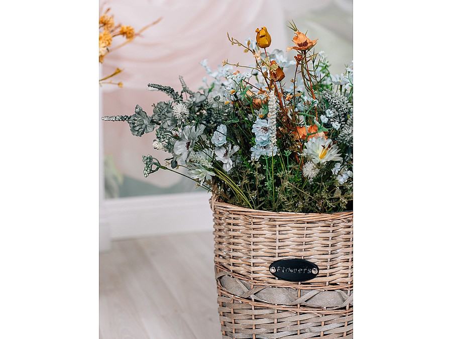 Искусственный цветок Василек полевой, В550, голубой