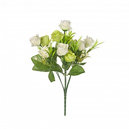 Роза в букете, В270, белый