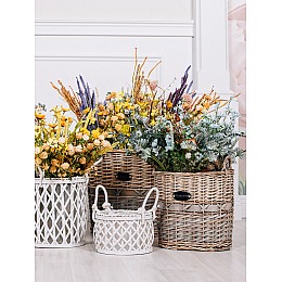 Искусственный цветок Зверобой полевой, В650, желтый