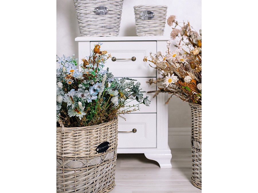 Искусственный цветок Ромашка ночная, В500, темно-голубой