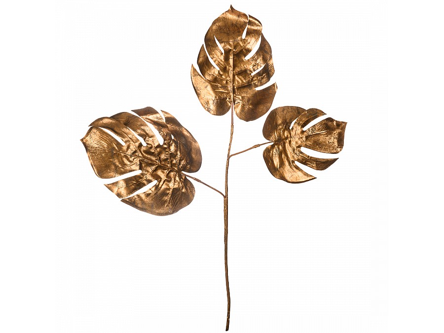 Искусственное растение Монстера, глубокий медный, В 660 мм