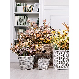 Искусственный цветок Эремурус полевой, В750, желтый