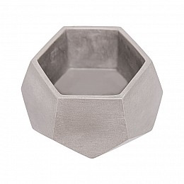 Кашпо Соты, 0,22л., серый