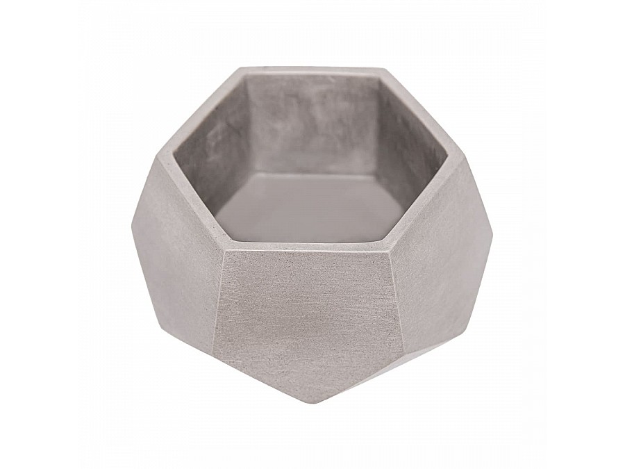 Кашпо Соты, 0,22л., серый