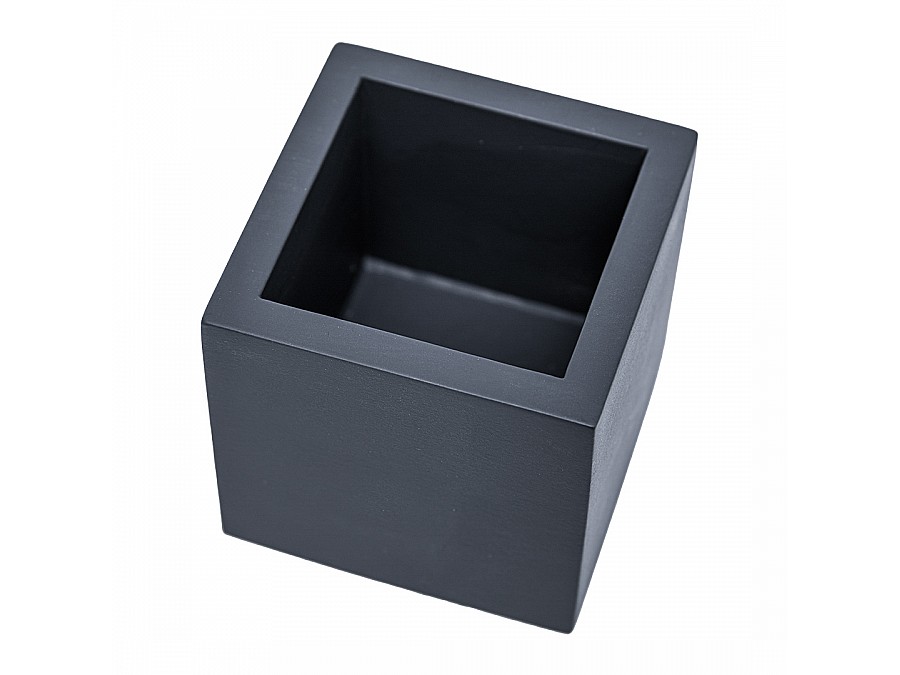 Кашпо Квадро, 0,2л., антрацит