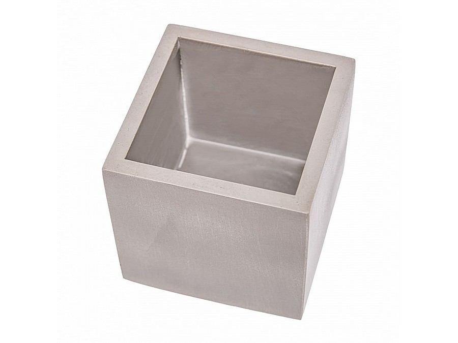 Кашпо Квадро, 0,6л., серый